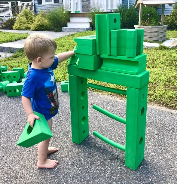 Stacking Blocks Day Stacking Blocks Milestones | Bright Day Big Blocks